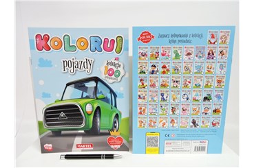 KSIĄŻ. Kolekcja Koloruj - POJAZDY