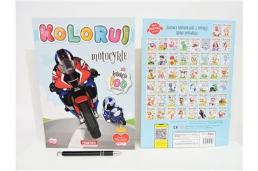 KSIĄŻ. Kolekcja koloruj Motocykle