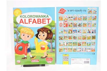 KSIĄŻ. Kolorowanka Alfabet, 3+