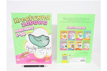 KSIĄŻ. KREATYWNA ZABAWA - połącz punkty 1-50