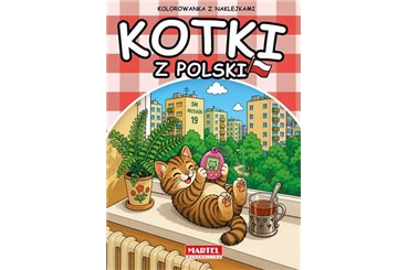 KSIĄŻ. Kotki z Polski z naklejkami