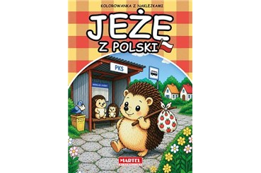 KSIĄŻ. Jeże z Polski z naklejkami