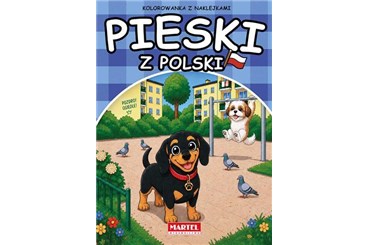 KSIĄŻ. Pieski z Polski z naklejkami