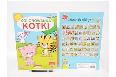 KSIĄŻ. Kolorowanka KOTKI