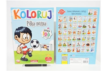 KSIĄŻ. Kolekcja Koloruj Piłka nożna