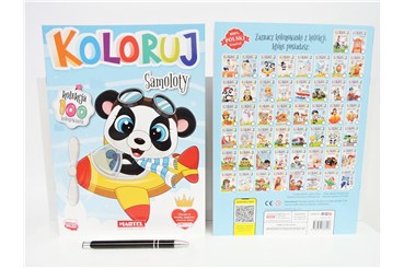 KSIĄŻ. Kolekcja koloruj Samoloty