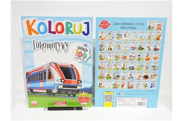 KSIĄŻ. Kolekcja Koloruj - LOKOMOTYWY