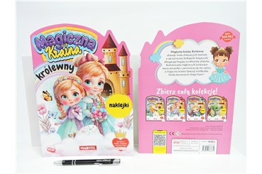 KSIĄŻ. Magiczna kraina. Królewny, z naklej.
