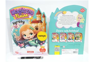 KSIĄŻ. Magiczna kraina. Syrena, z naklej.