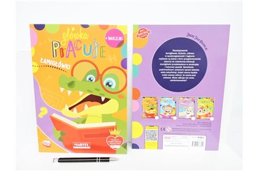 KSIĄŻ. GŁÓWKA PRACUJE - łamigłówki z naklej.