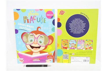 KSIĄŻ. GŁÓWKA PRACUJE - sudoku, rebusy z naklej.