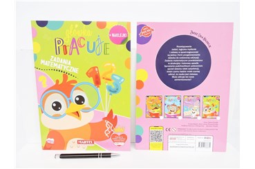 KSIĄŻ. GŁÓWKA PRACUJE - zadania matemat. z naklej.