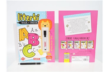 KSIĄŻ. Rysuje i zmazuje LITERKI