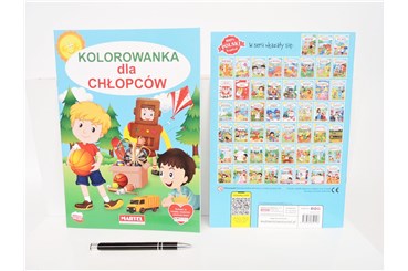 KSIĄŻ. Kolorowanka DLA CHŁOPCÓW