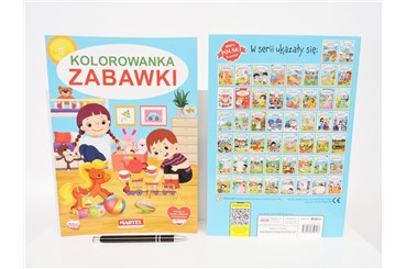 KSIĄŻ. Kolorowanka ZABAWKI
