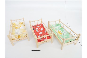 AST. ŁÓŻECZKO drew. 50x25x29 cm, 3 wz.