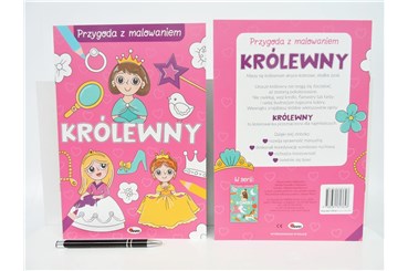 *KSIĄŻ. PRZYGODA Z MALOWANIEM, królewny