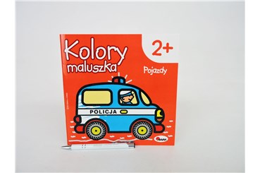 *KSIĄŻ. KOLORY MALUSZKA 3 POJAZDY