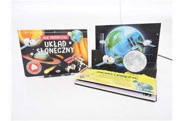 KSIĄŻ. ALE PRZYRODA - układ słoneczny, rozkładana