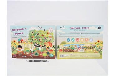 KSIĄŻ. Przyklejaj odkejaj baw się! WARZYWA I OWOCE