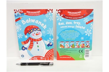 KSIĄŻ. MALUSZKOWE MALOWANIE, bałwanek