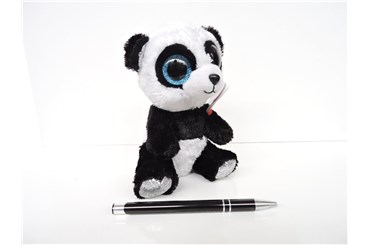 PLUSZ Beanie Boos, 15 cm, panda BAMBOO