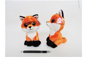PLUSZ BEANIE BOOS 15 cm LIS, pomarańczowy