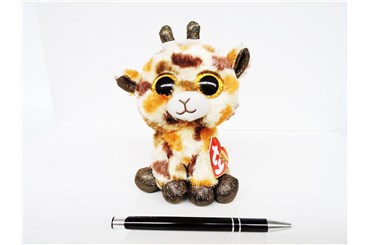 PLUSZ Beanie Boos, 15 cm,  STILTS tan giraff