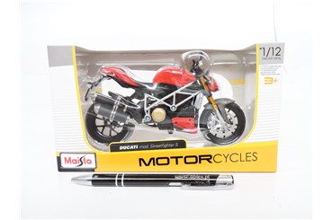 *MAISTO MOTOR, metal, 1:12, Ducati Streetfighter