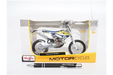 *MAISTO MOTOR, metal,1:12, Husqavarna FE 501