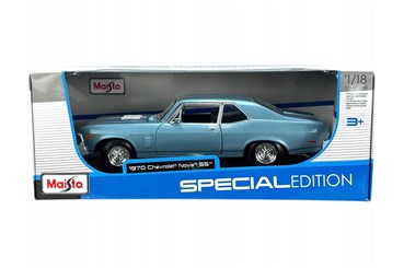 *MAISTO AUTO metal 1:18 Chevrolet nov 970, nieb