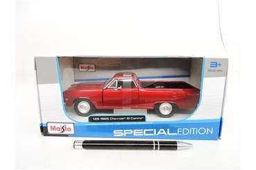 *MAISTO AUTO metal., chevrolet el camino 1965 czer