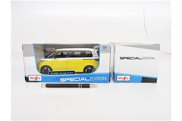 *MAISTO AUTO metal. Volkswagen ID. Buzz żółty