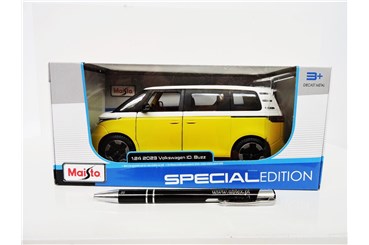 *MAISTO AUTO metal. Volkswagen ID. Buzz żółty