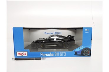 *MAISTO AUTO metal., 1:18,  Porsche 911 GT3, czarn