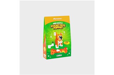 *KLOCKI WAFLE MINI POCKET PETS PUPPIES WELSH CORGI