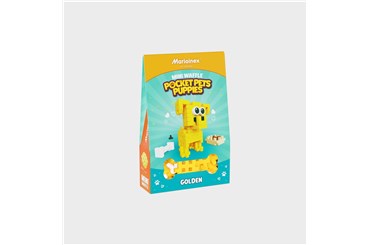 *KLOCKI WAFLE MINI POCKET PETS PUPPIES GOLDEN RET.
