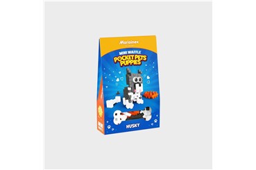 *KLOCKI WAFLE MINI POCKET PETS PUPPIES HUSKY
