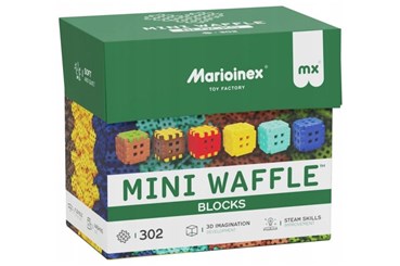 *KLOCKI WAFLE mini blocks 302 el.