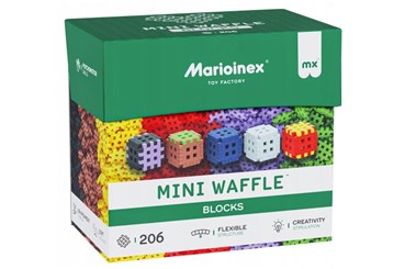 *KLOCKI WAFLE mini blocks 206 el.