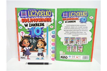 KSIĄŻ. Liczydełko - odejmowanie w zakresie 10