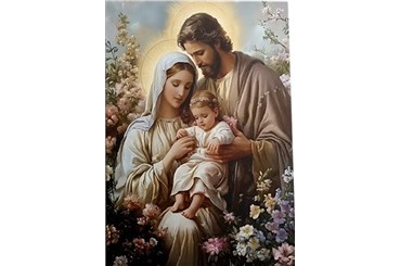 MOZAIKA d. DIAMENTOWA, 40x30 cm, Święta rodzina