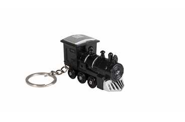 BRELOK x 12 LOKOMOTYWA, czarna, św.,     fol.