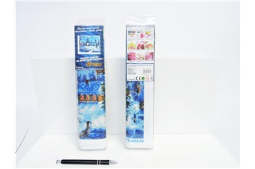 MOZAIKA d. DIAMENTOWA, 5D, 40x30 cm, Wioska zimo