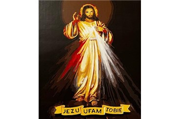 *MALOWANIE po nr. 40x50 cm, Św. Jezus