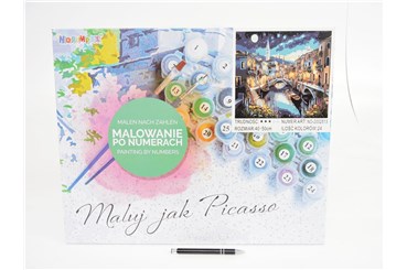 MALOWANIE po nr., 40x50 cm, Wenecja nocą