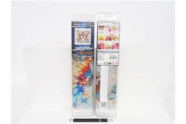 MOZAIKA d. DIAMENTOWA 5D 40x30 cm ANIOŁ DZIEW.