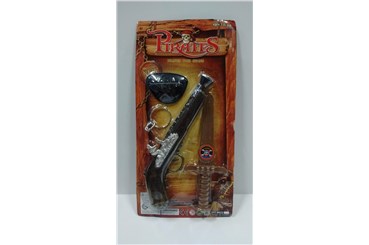ZESTAW PIRACKI PISTOLET, MIECZ blister