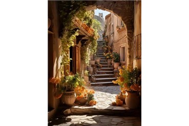 MOZAIKA d. DIAMENTOWA, 40x30 cm, Schody