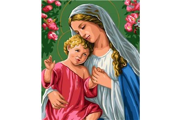 *MALOWANIE po nr. 40x50 cm, Maria z synem